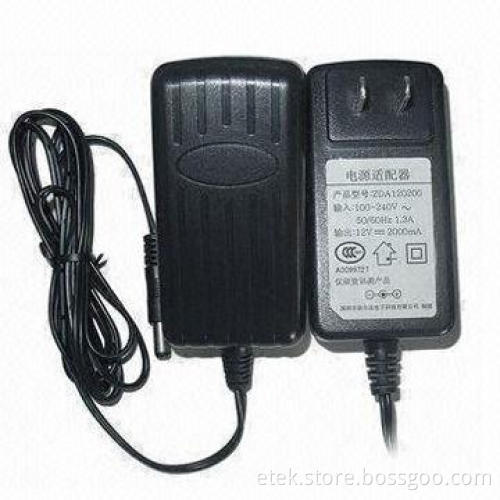 25W Series Switching Power Adapters with China AC Plug
